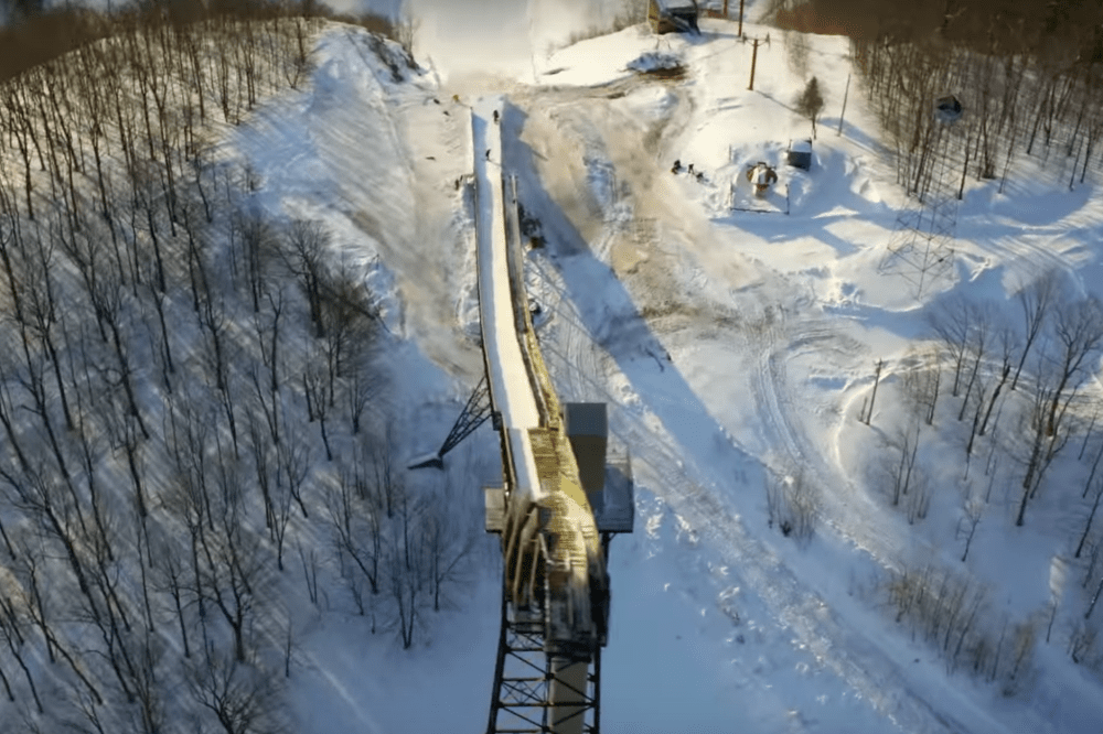 Michigan, ski jump