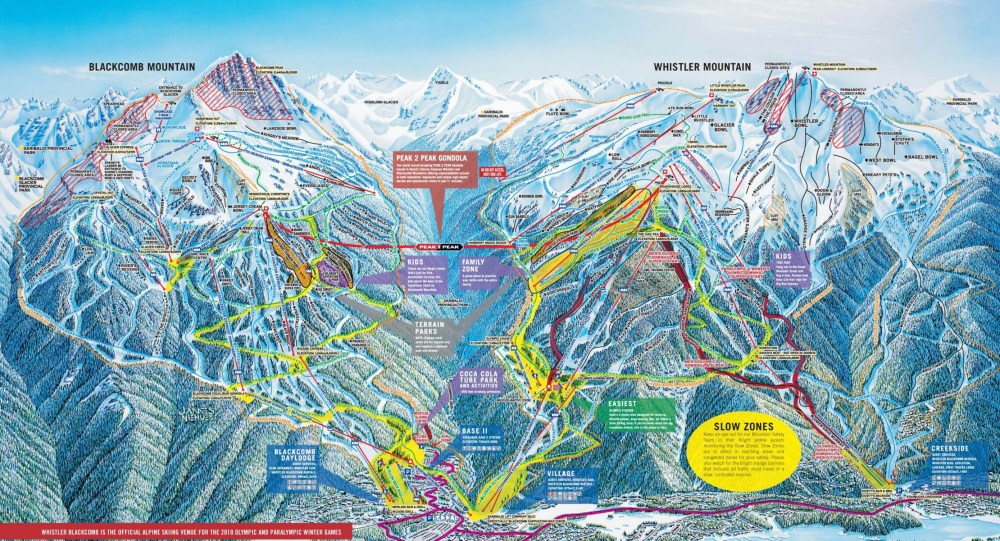 Whistler Trail Map