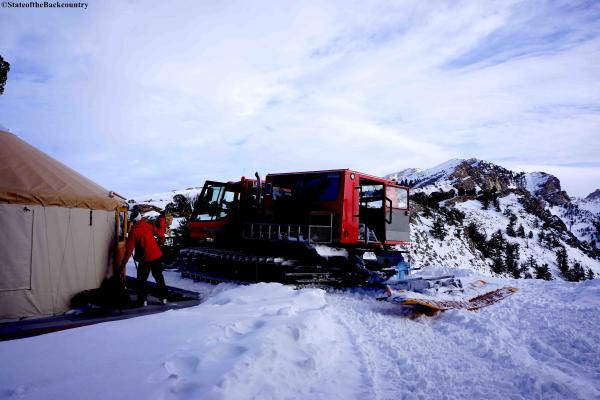 Heli, cat, snowmobile or ski in to the new yurt run by Ruby Mountain Heli. It's a backcountry paradise.