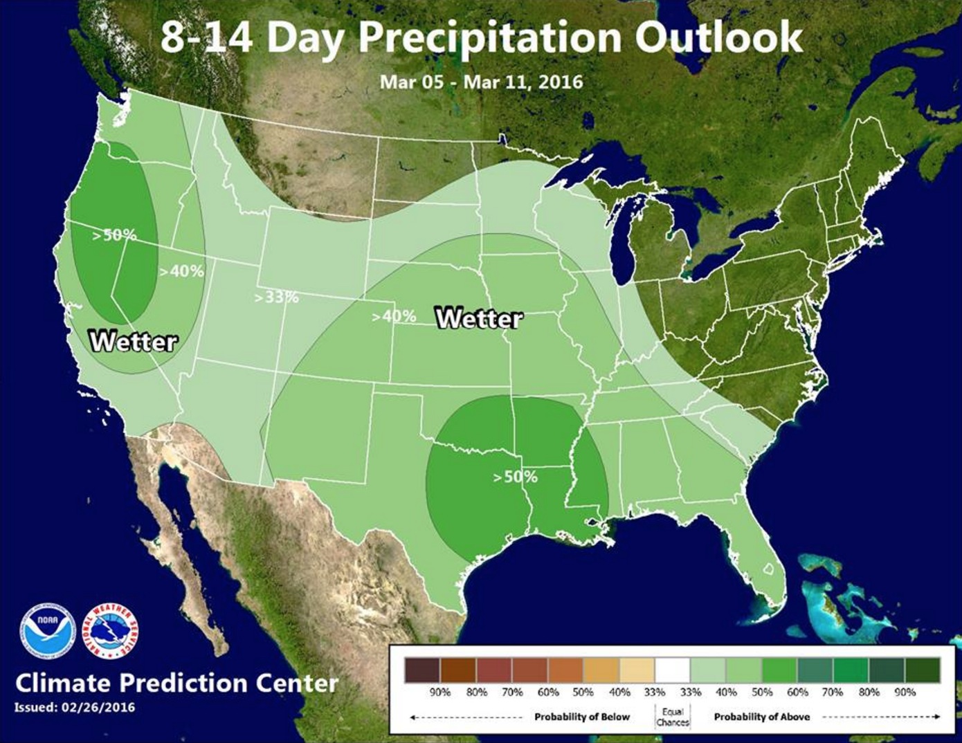 NOAA’s March Weather Forecast Looks Good For The West Unofficial Networks