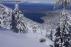 Toby Scwindt enjoys a view that can't be beat with a major helping of 100% California powder