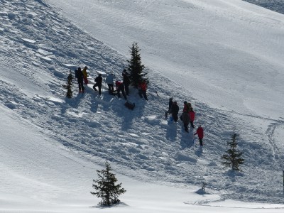 Au dpart du plan de la Vache, Passage par le Chalet du Bout (1938m)