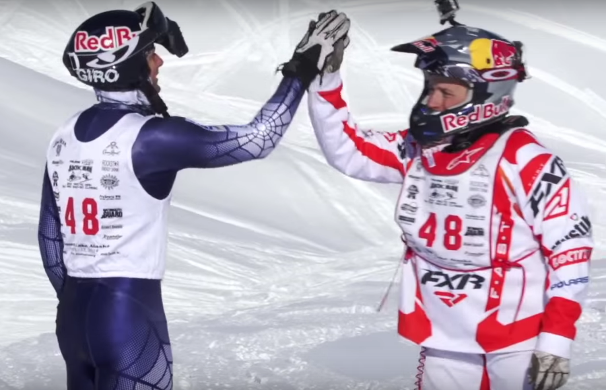 Olympic Skier Daron Rahlves And X Game Winner Levi Lavallee Pull In 61 000 With Artic Man Win
