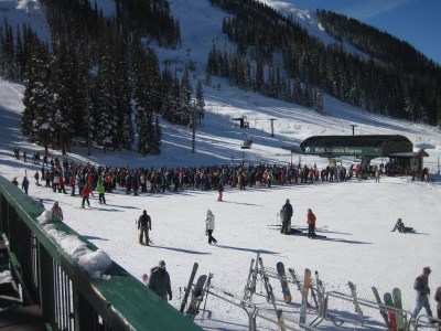 Lift Line @ArapahoeBasin | Photo Credit: