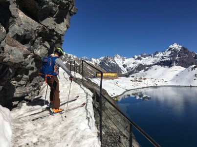 Frederick "Rico Suave" Riemers gets the sidestep out of the way after an epic Inca Chute