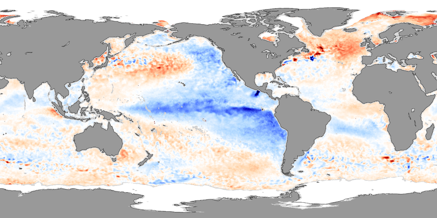 These are ocean surface temperatures | Photo Credit: NOAA