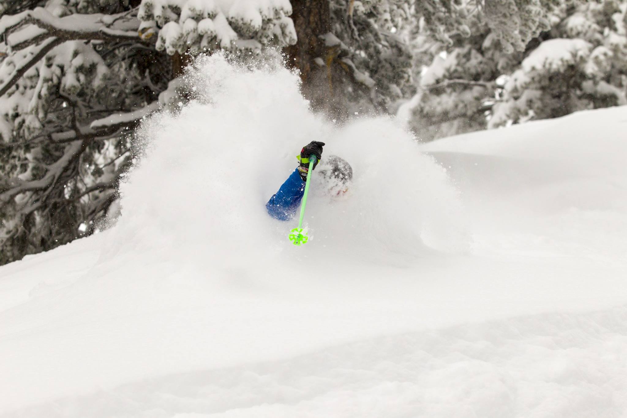 This is what you call a Grand Targhee phone call | Photo Credit: Grand Targhee Facebook Page