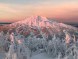 Mt Bachelor this morning |