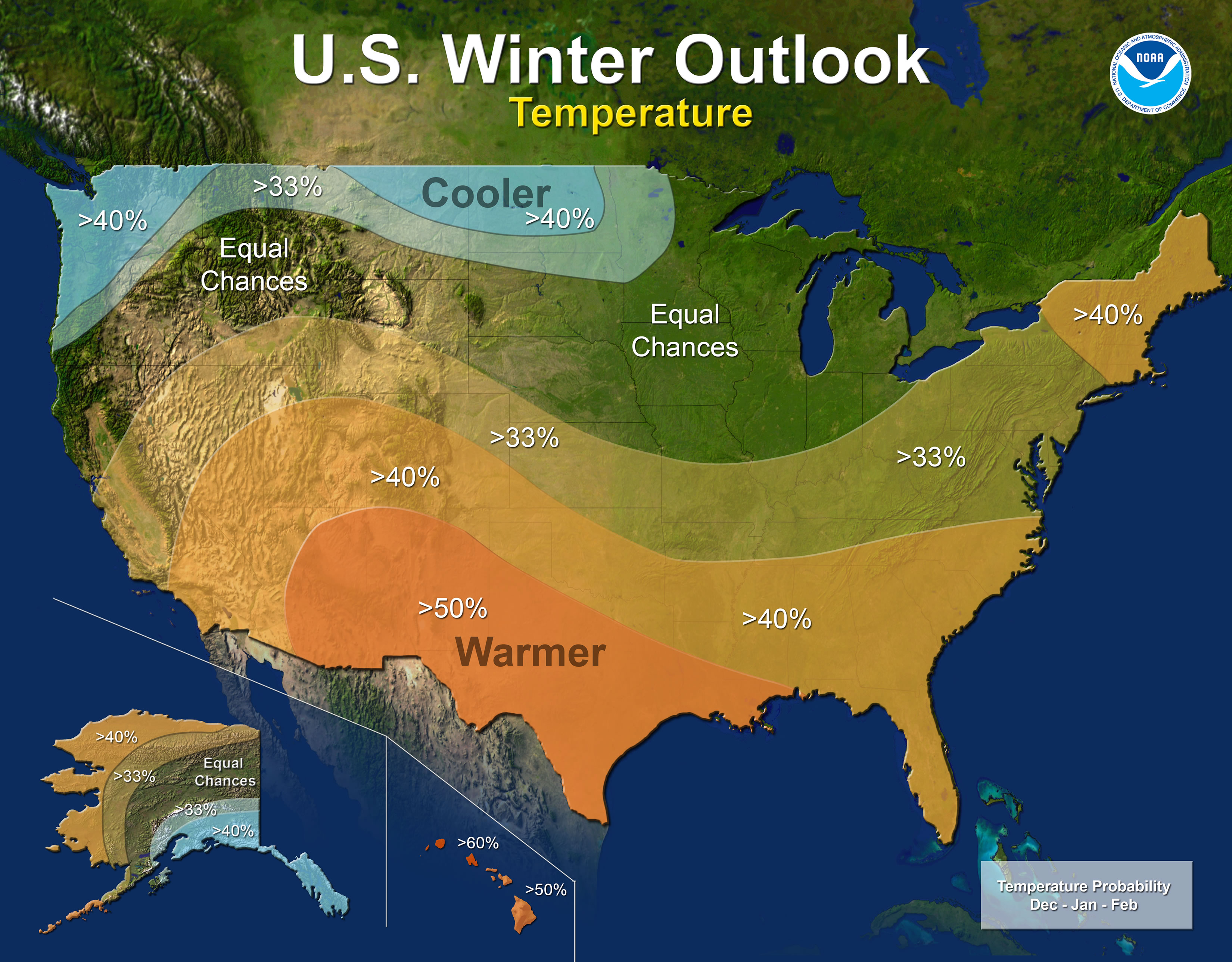 2018 Winter Weather Forecast Long Range Prediction From NOAA