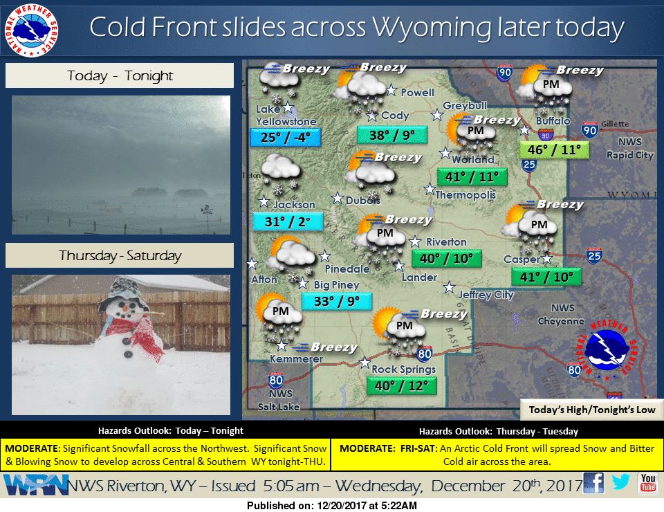 NOAA: Winter Weather Lights Up The Western USA [X-Mas Outlook ...