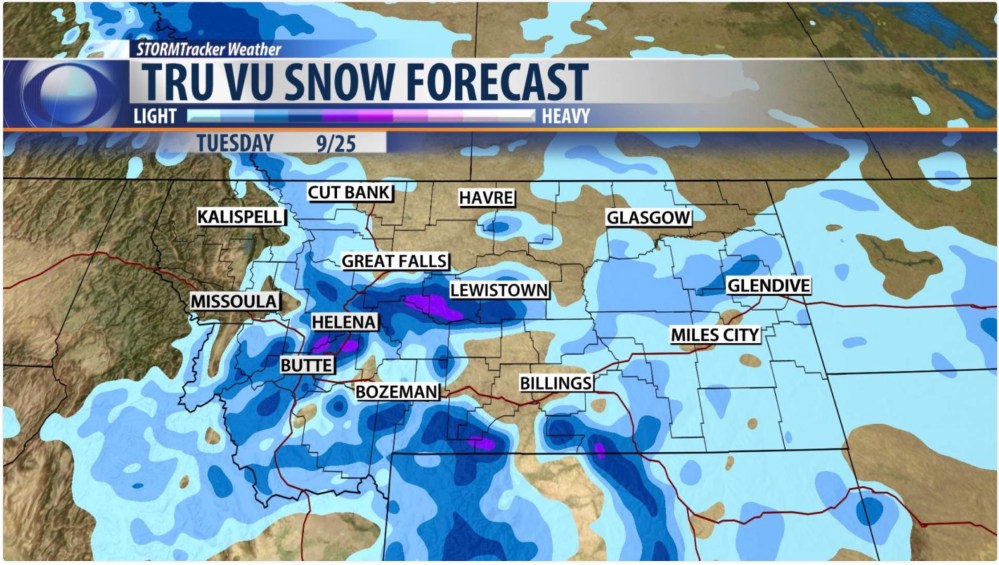 NOAA: Potential For Significant Snow Event For Montana Next Week