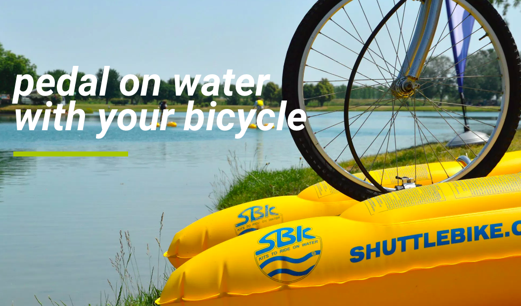 bicycle into water