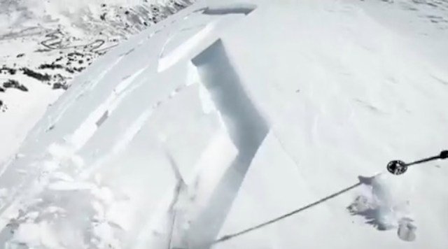 WATCH: Skier Triggered Spring Avalanche In Spanish Pyrenees