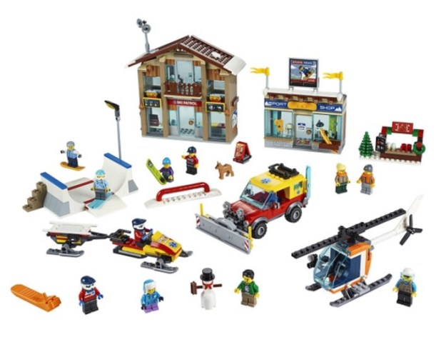 LEGO To Release Ski Resort Set With Ski Patrol Minifigures, Snowmobile ...
