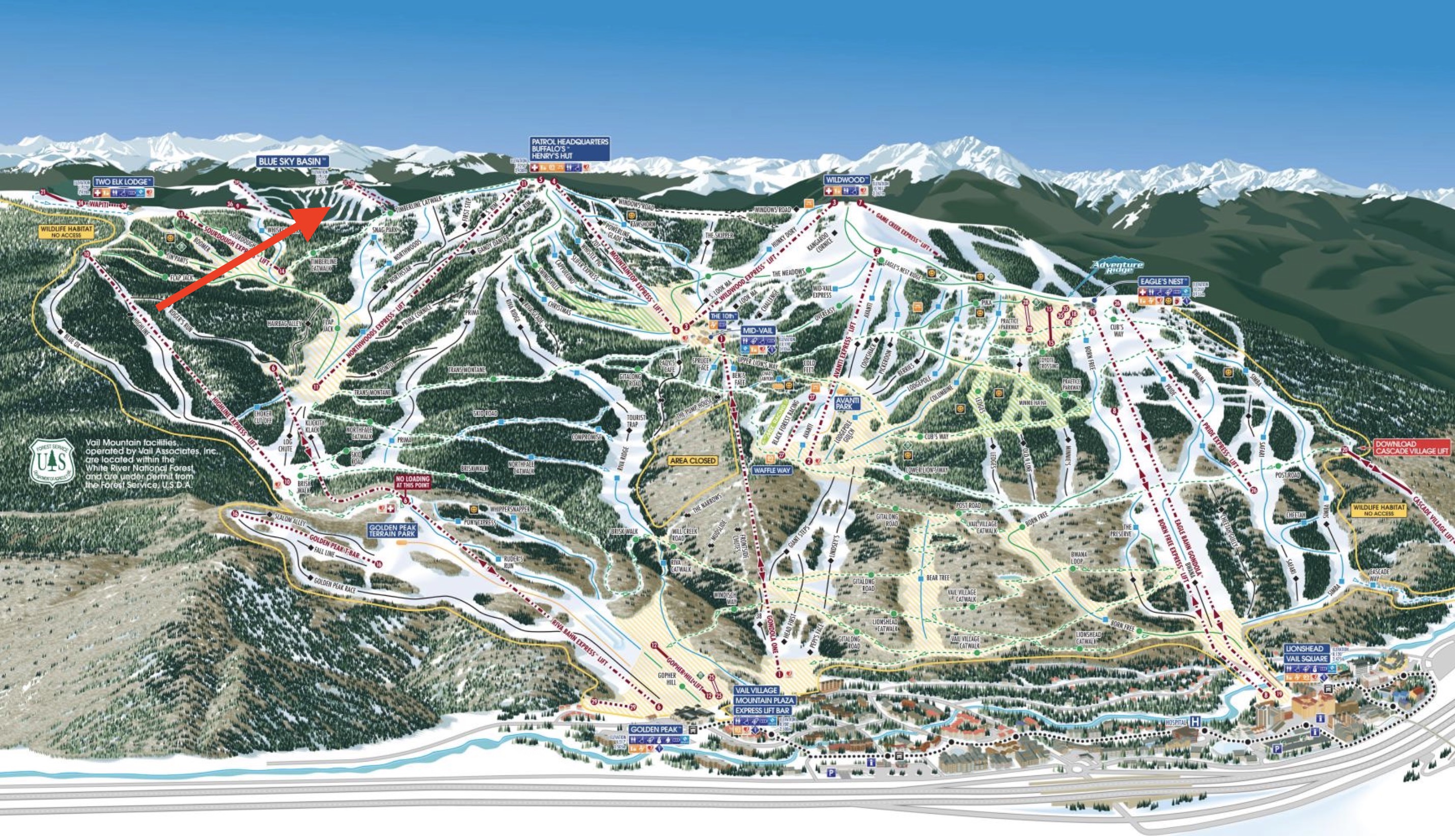 Vail Blue Sky Basin Map Vail Skier Choked To Death By Hanging On Resort Chairlift | Unofficial  Networks