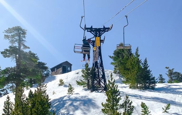 VIDEO: Mt. Baldy Ski Resort Reopens At 10% Capacity