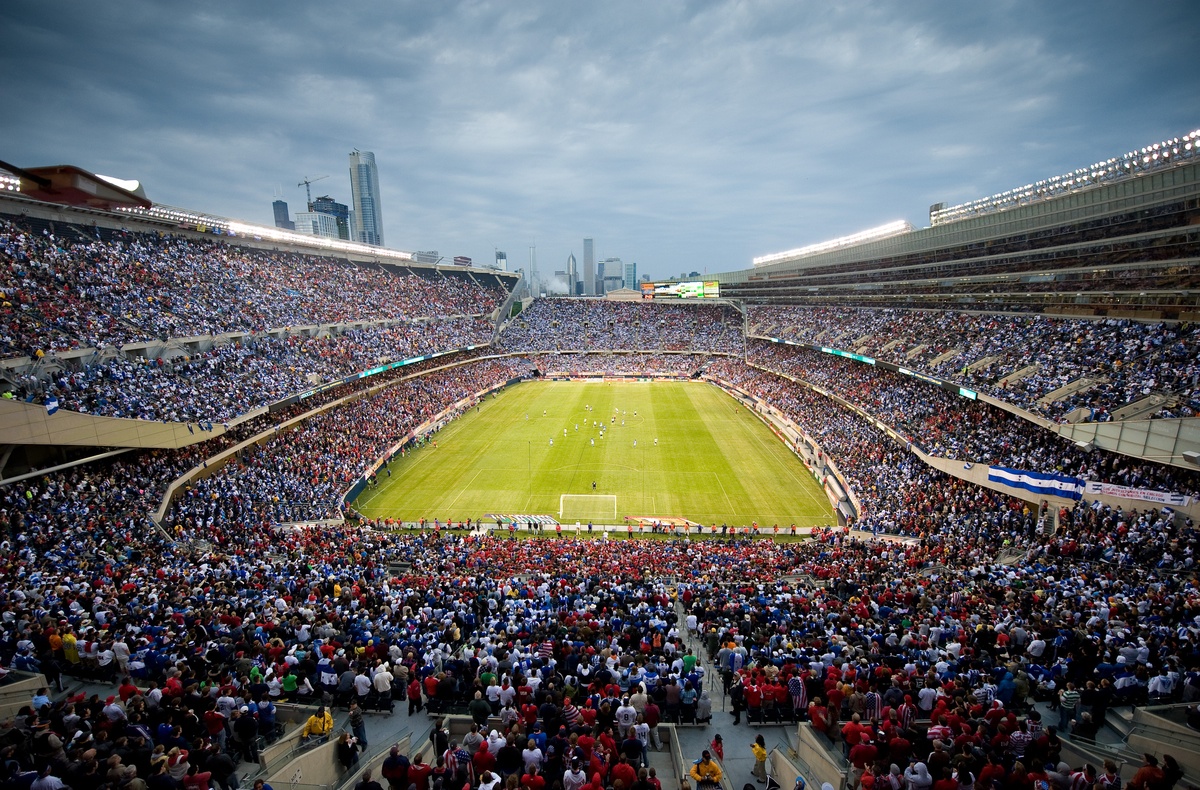 Fans at Soldier Field