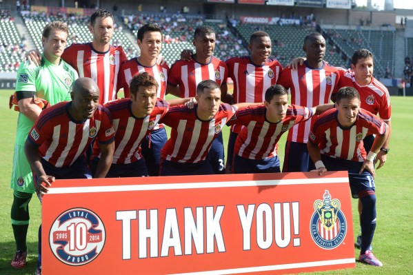 Chivas USA Thank You last game by Robert Hanashiro USA TODAY