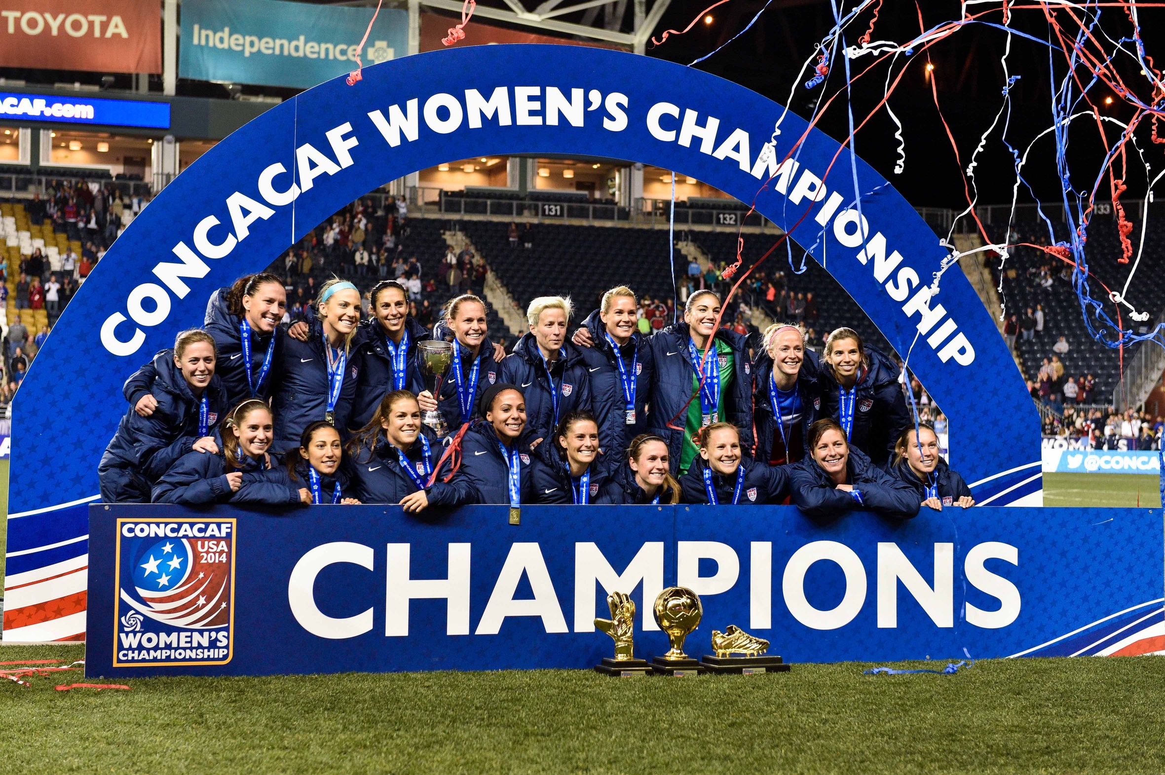 USWNT CONCACAF champs by Derik Hamilton USA TODAY
