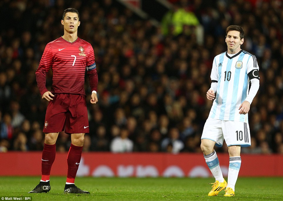 Ronaldo Messi by Daily Mail