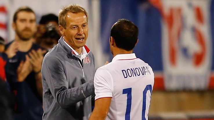 Jurgen Klinsmann Landon Donovan USMNT 65