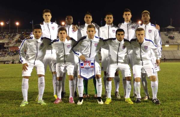 150118 U20MNT v JAM starting XI