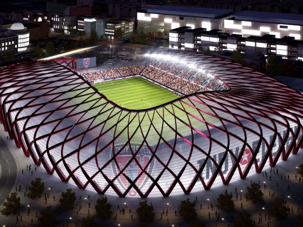 Indy Eleven rendering aerial close