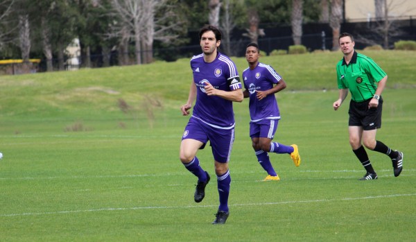 Kaká making Orlando City debut (Photo by Mike Gramajo)