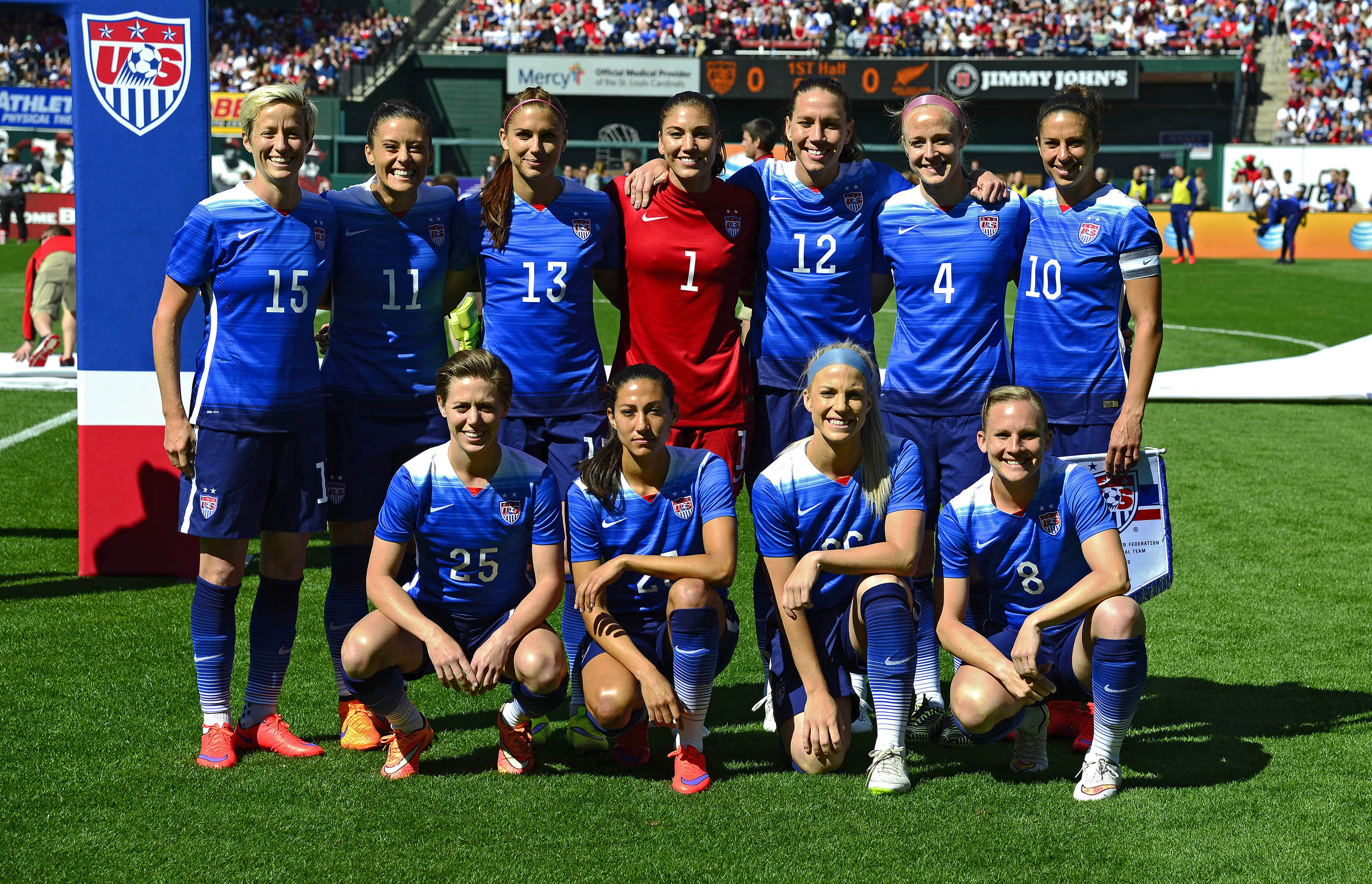 USWNT lineup vs. New Zealand