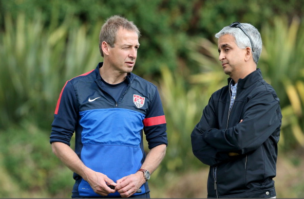 Jurgen Klinsmann Sunil Gulati USMNT 84