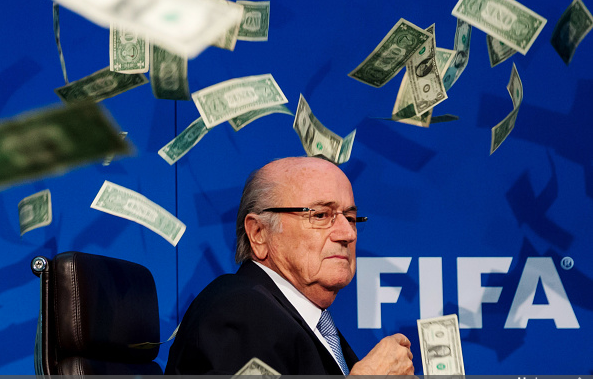 Sepp Blatter FIFA money shower