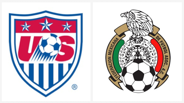 USA Mexico Logo Panels