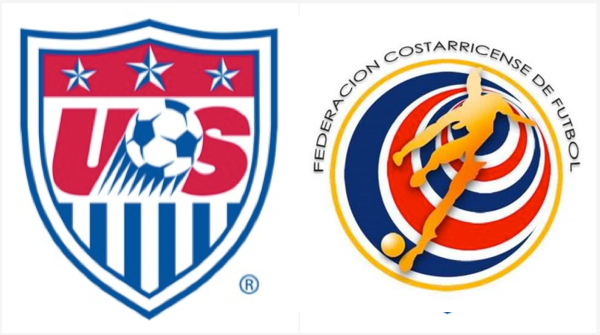 USA vs Costa Rica Logos