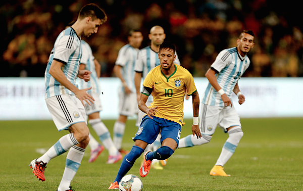 Neymar Brazil Argentina 11