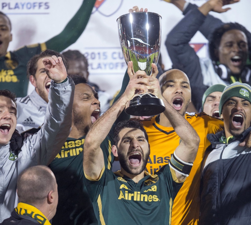 Timbers Celebrate West Finals Win (USA TODAY Sports)
