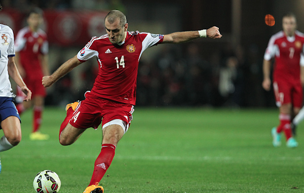 Yura Movsisyan scores four for Armenia to deny Gibraltar a shock promotion  in the Nations League