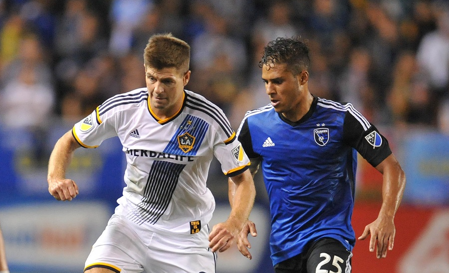 LA Galaxy San Jose SBI SHow Art (USA TODAY Sports)