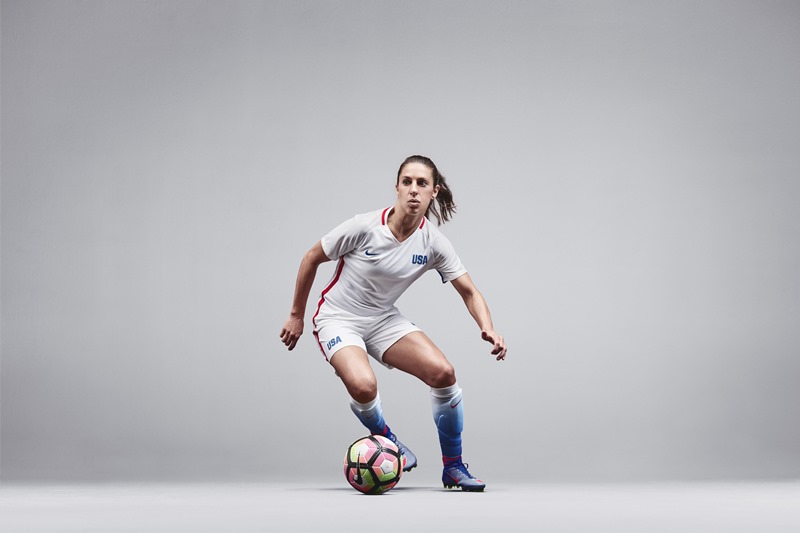 2016 USWNT Olympic kit platinum Lloyd