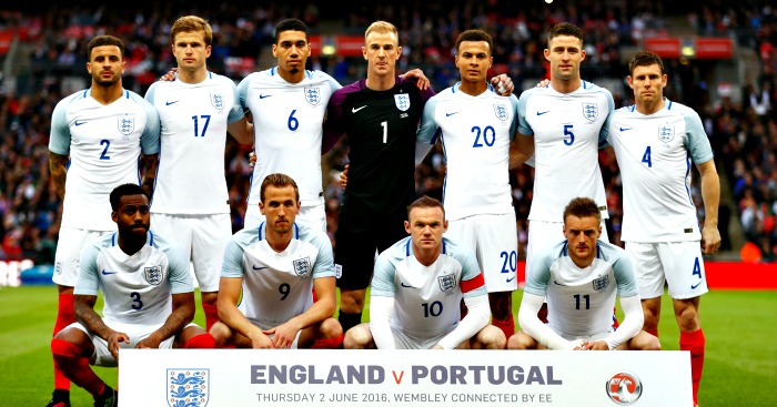 during the international friendly match between England and Portugal at Wembley Stadium on June 2, 2016 in London, England.