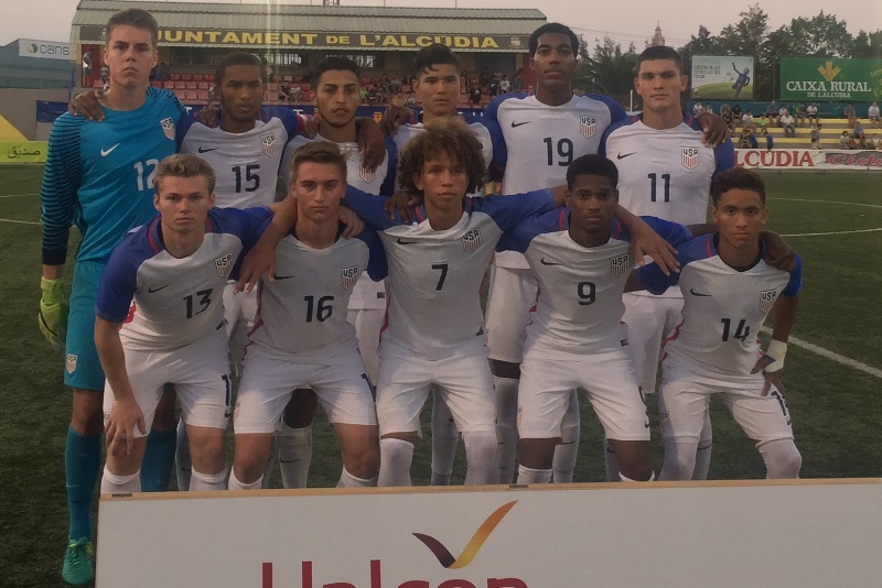 160728 U19MNT Starting XI