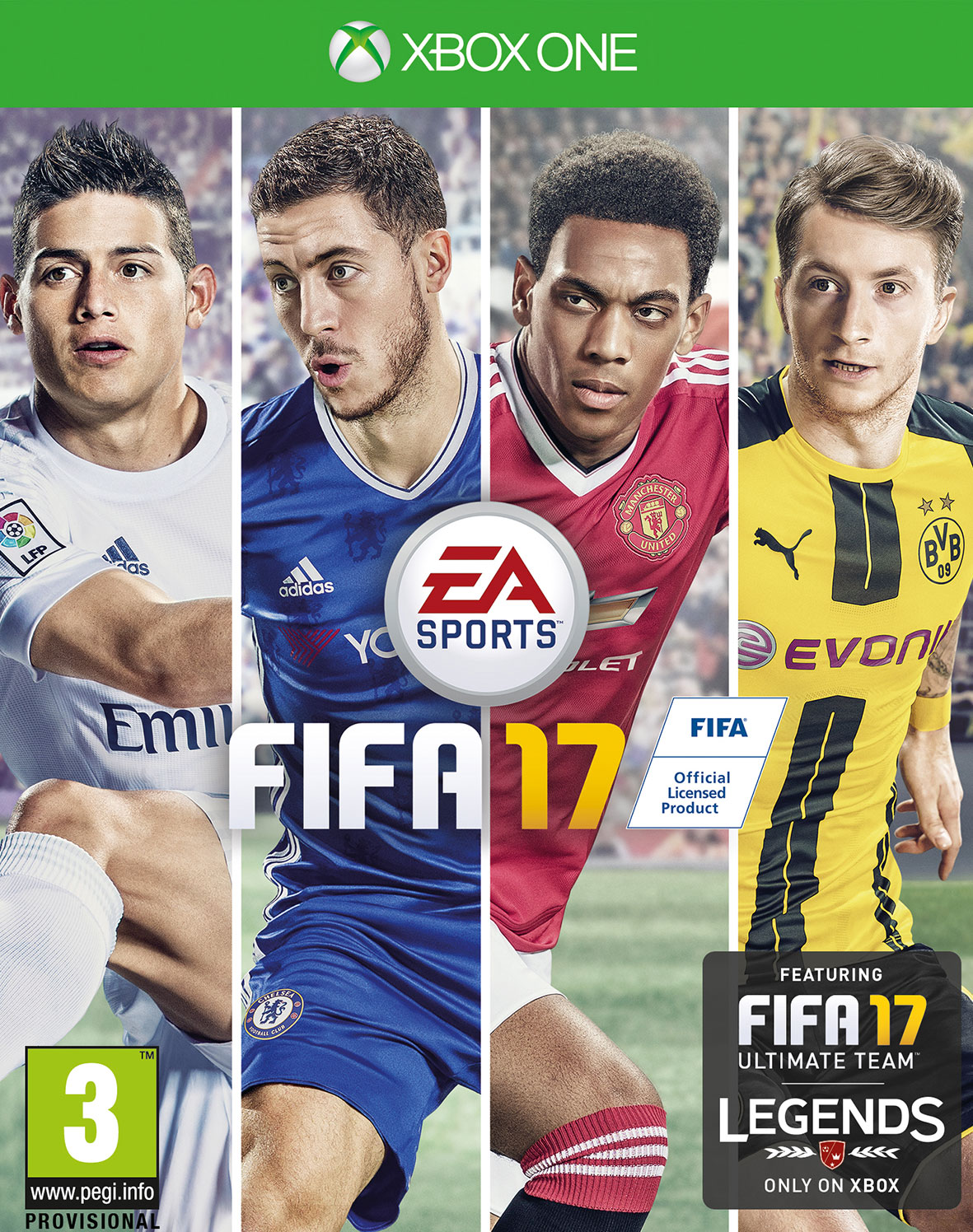 FIFA 17 cover Xbox One