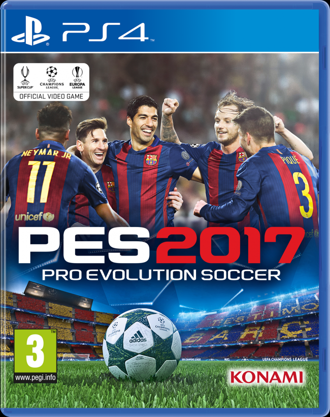 Pro Evolution Soccer 2017 PS4 cover