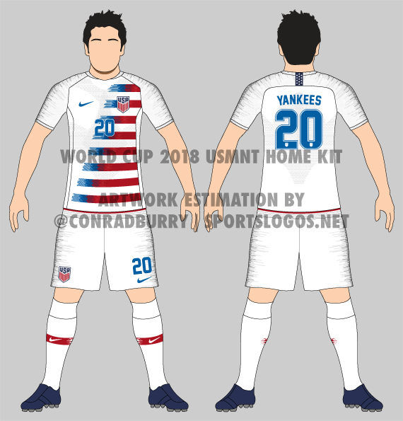 2018 usmnt jersey