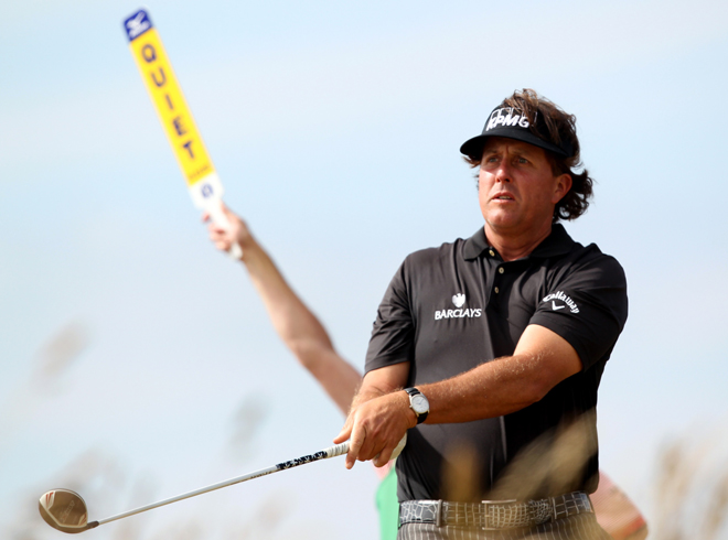 Phil Mickelson is practicing his backward flop shot at Muirfield | For ...