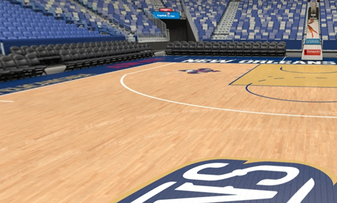 Take a 3-D tour of the New Orleans Pelicans’ great new court | For The Win