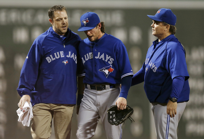 Blue Jays outfielder’s season over after being hit in the face by a ...