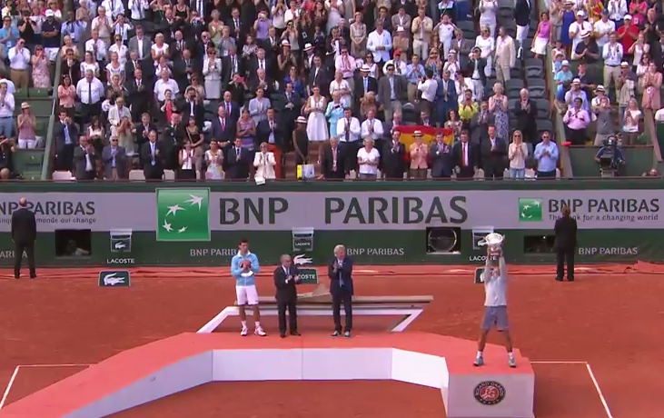 Novak Djokovic was given the wrong trophy at the French Open | For The Win