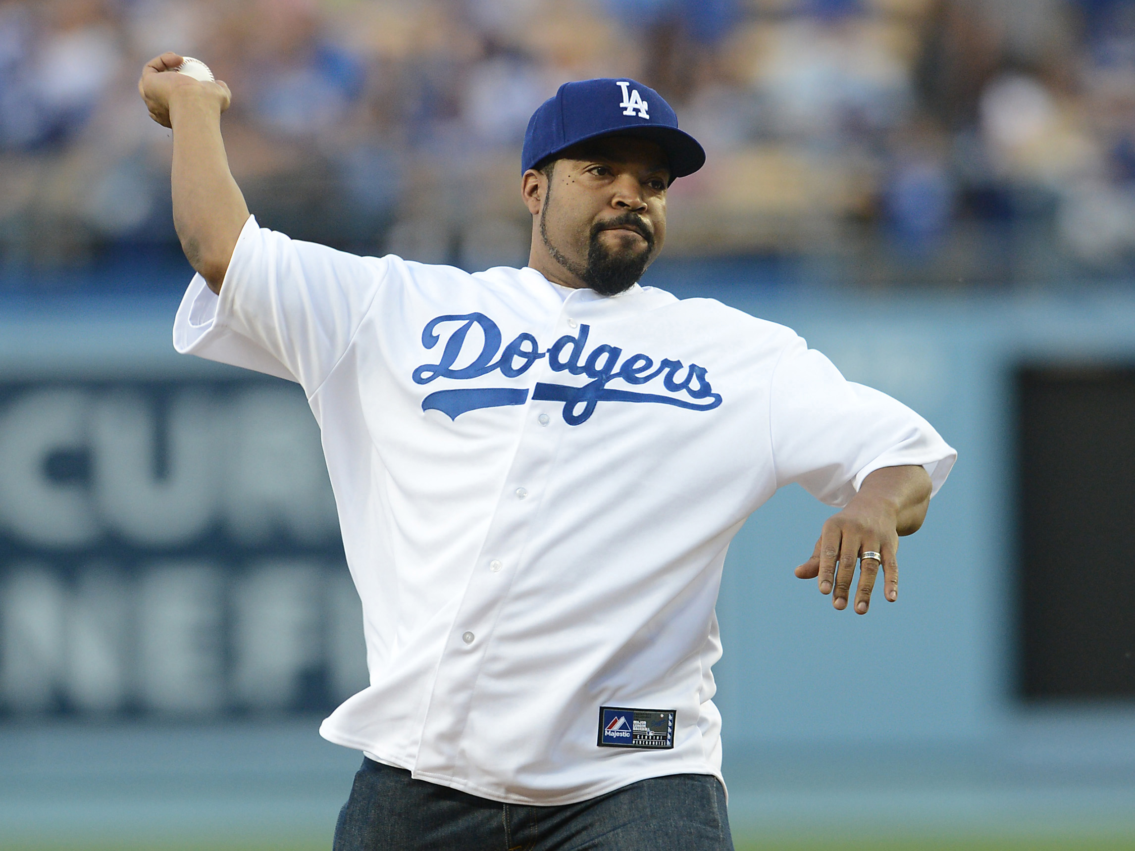 Ice Cube is mad that he can't watch Dodgers games, like most of