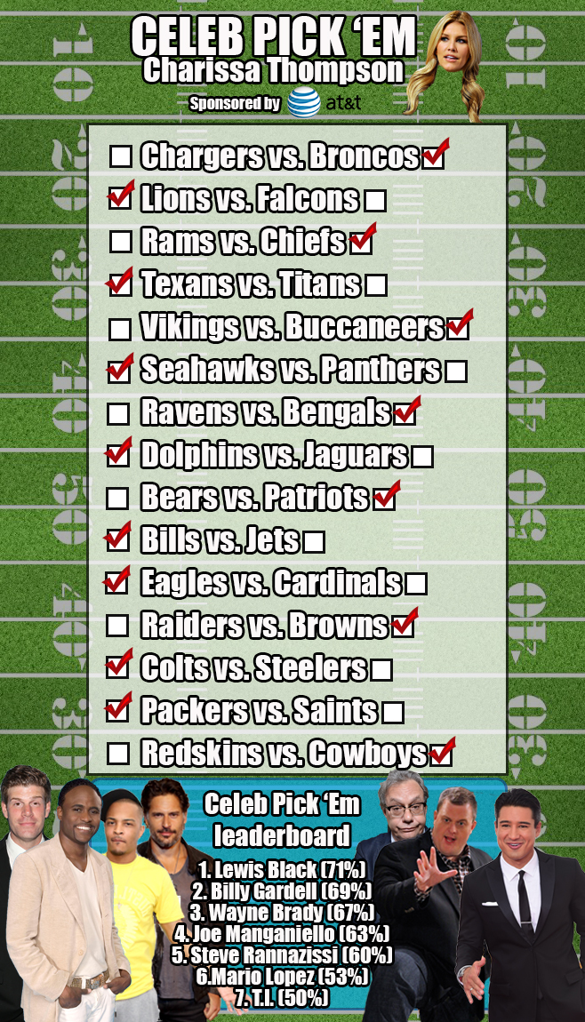 Celebrity NFL Pick 'Em With Lewis Black