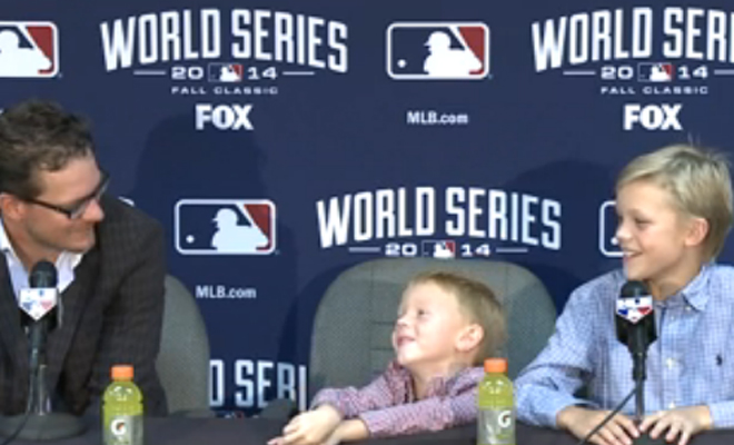 Jake Peavy's kindergartner says his dad's not his favorite baseball player